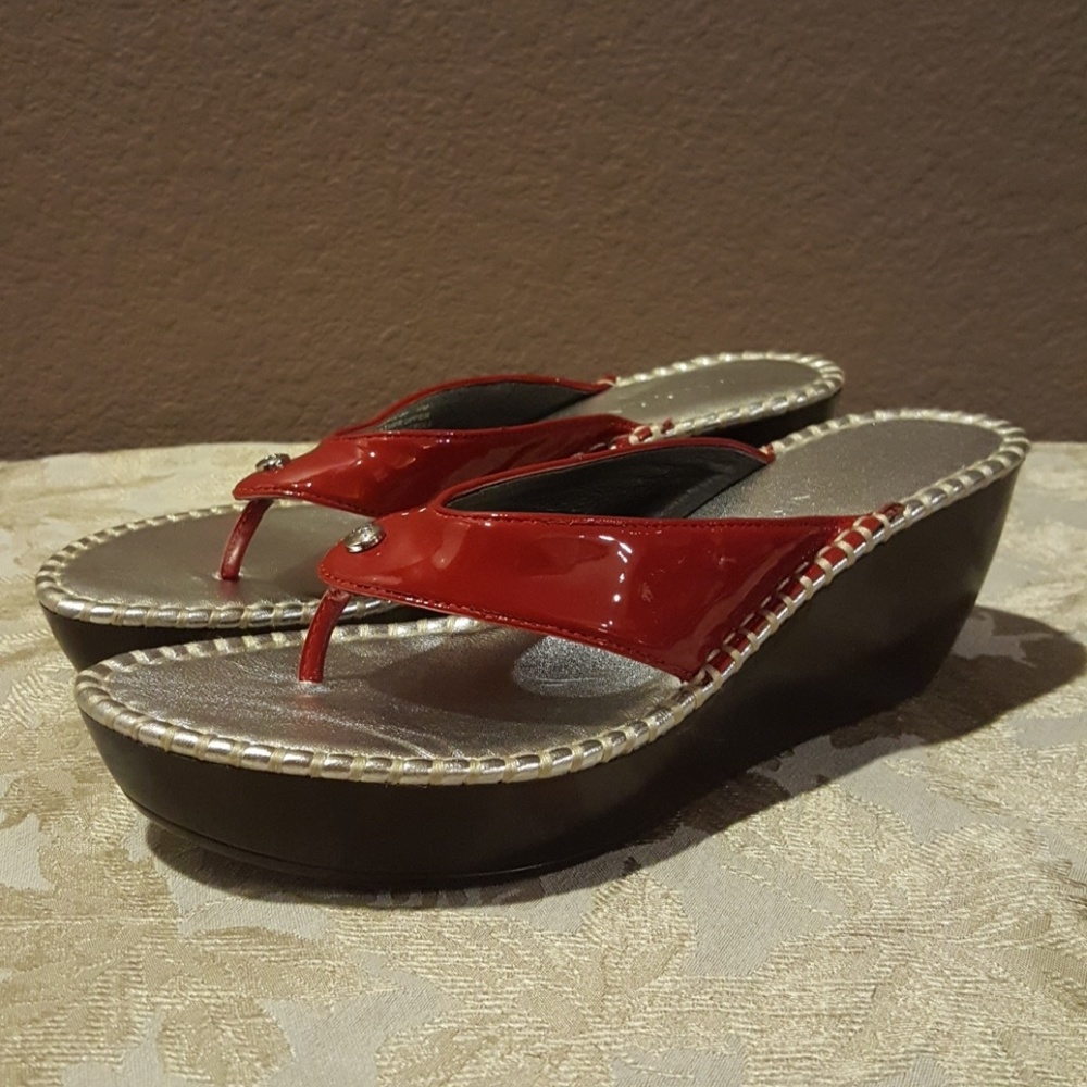 Donald J. Pliner Wedge Sandals